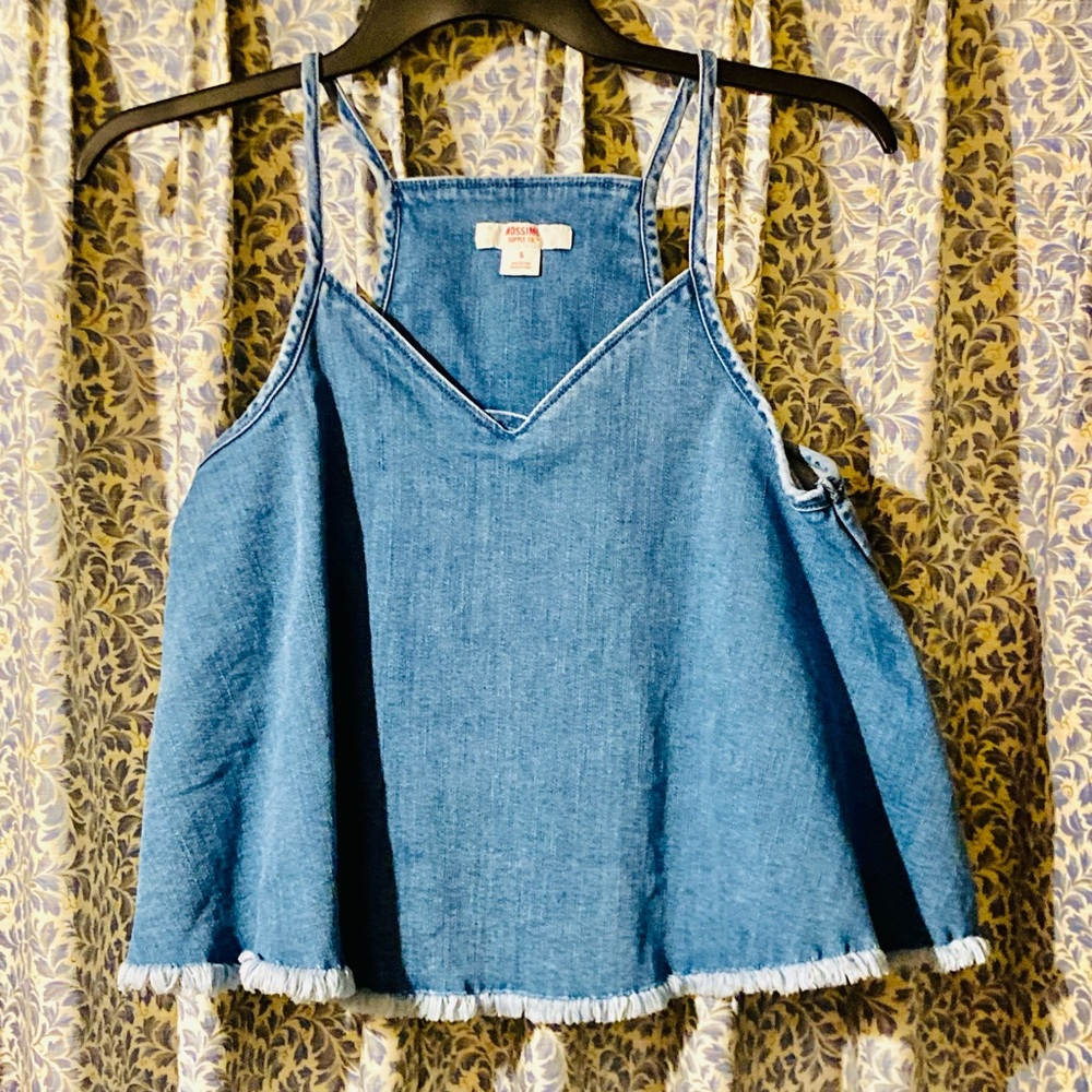 Denim tank top